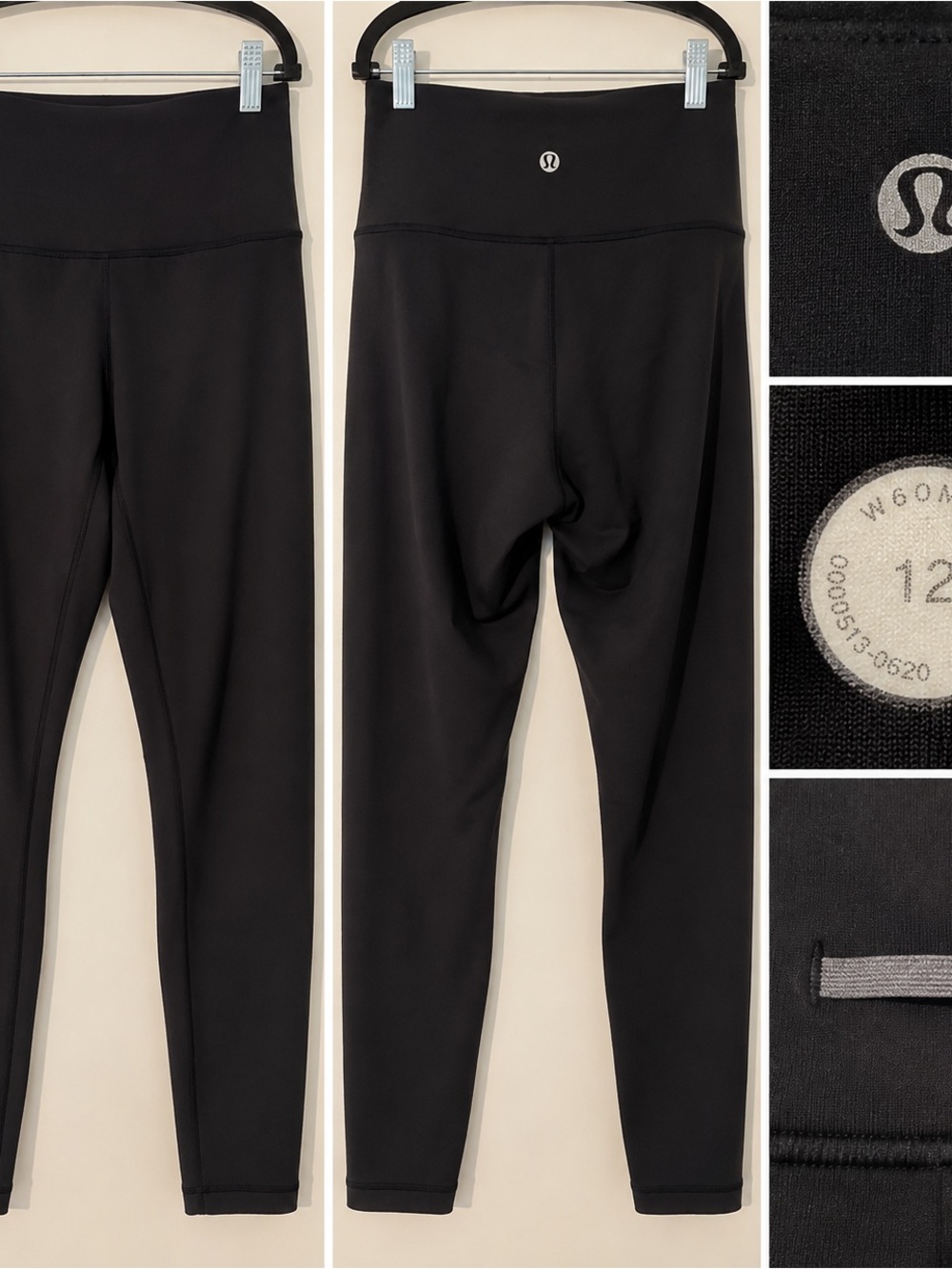 Lululemon Wunder Train Women's Black High-Waist 25” Leggings